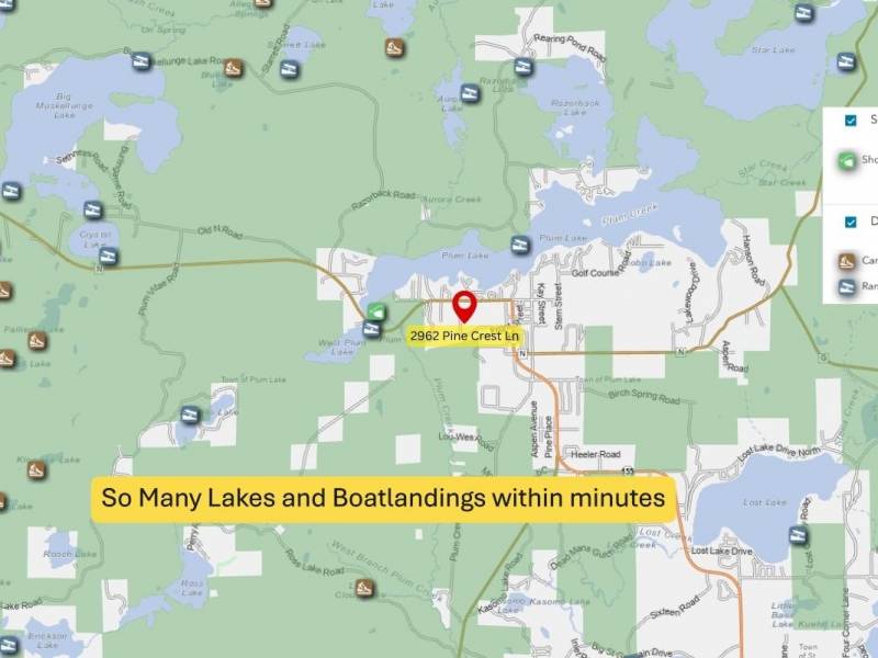 2962 Pine Crest Ln, , Plum Lake,  WI 54560 United States