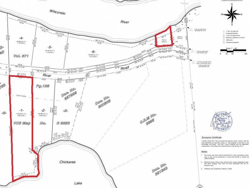 Lot 1 Off River Rd, , Cloverland,  WI 54521