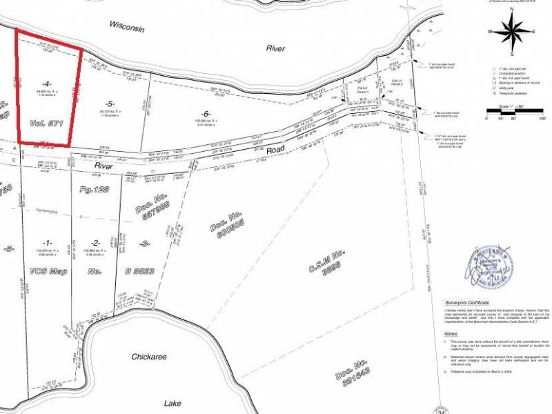 Lot 4 Off River Rd, , Cloverland,  WI 54521
