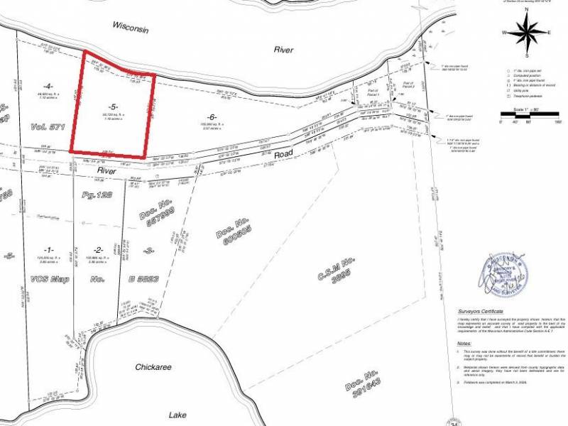 Lot 5 Off River Rd, , Cloverland,  WI 54521