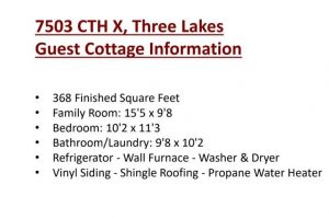 7503 CTH X, , Three Lakes,  WI 54562